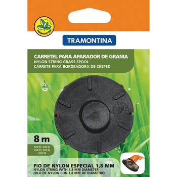 Carretel 1 Fio de Nylon para Aparador de Grama 1,8mm de 8m - Tramontina