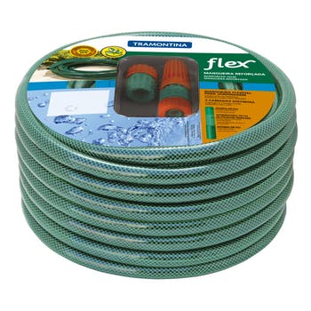 Mangueira Flex em Pvc Verde 20m - Tramontina