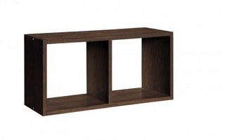 Nicho de Parede Duplo Tabaco 1,5cm X 56cm X 28cm X 20cm - Prat-k