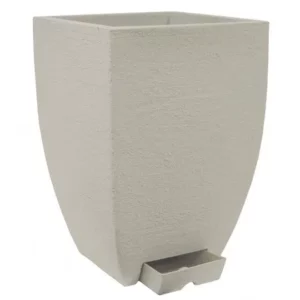 Vaso Quadrado Moderno Duo 48 Cimento - Japi