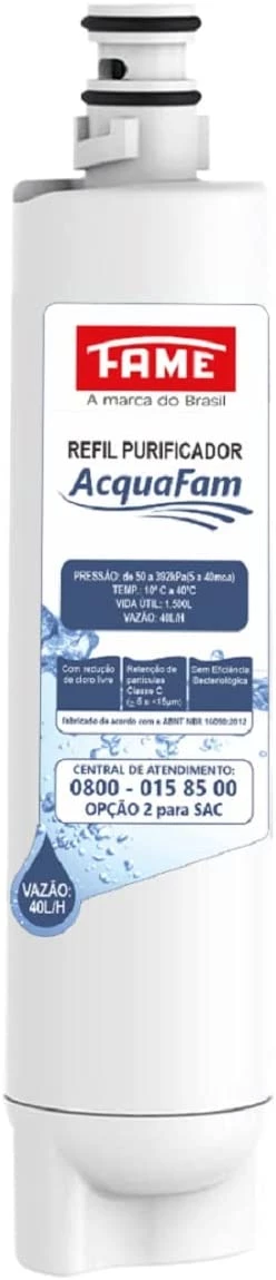 Refil Purificador Agua Acquafam - Fame