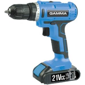 Parafusadeira Furadeira 21v 2 Baterias - Gamma