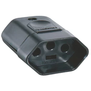 Plugue Fêmea 2p+t 10a 250v Preto - Tramontina